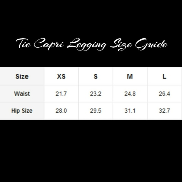 Bottom Tie Capri Yoga/ Workout Leggings - Picture 5 of 6